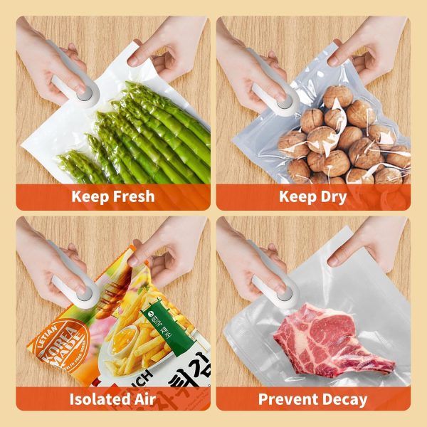 Rechargeable Small 2-in-1 Snack Sealer Household Mini Sealing Machine