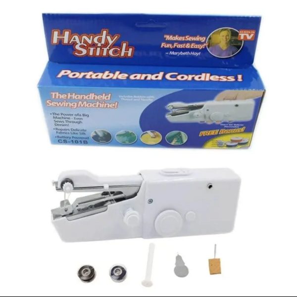 Handy Stitch – Portable Cordless Sewing Machine For Quick Repairs On All Fabrics